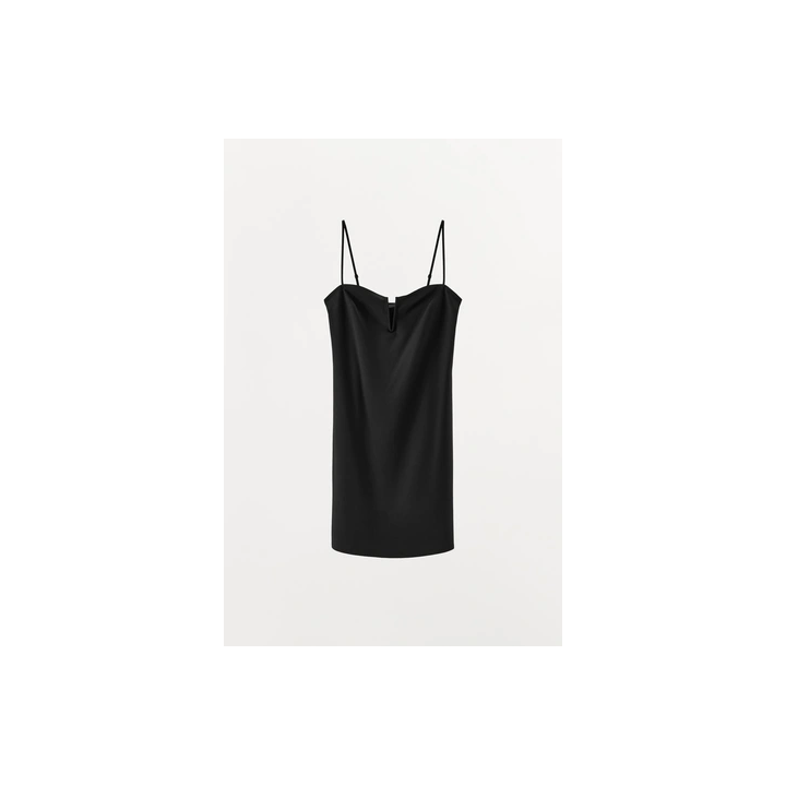 ПЛАТЬЕ ИЗ ПОЛИАМИДА С МЕТАЛЛИЧЕСКОЙ ДЕТАЛЬЮ