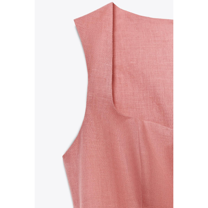 ПЛАТЬЕ-МИДИ ИЗО ЛЬНА