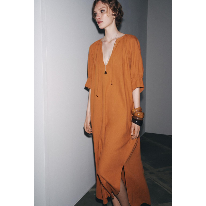 ПЛАТЬЕ-ТУНИКА ИЗ ЛЬНА ZW COLLECTION