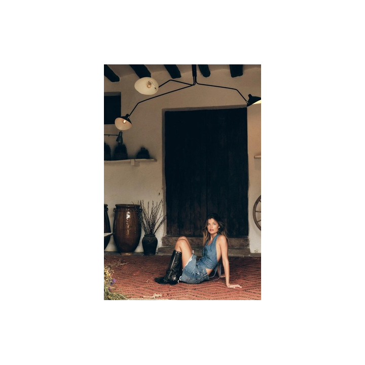 ДЖИНСОВЫЙ ТОП С ЗАВЯЗКАМИ