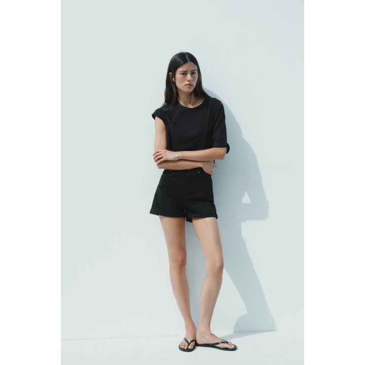 ШОРТЫ TRF MOM FIT С ВЫСОКОЙ ПОСАДКОЙ