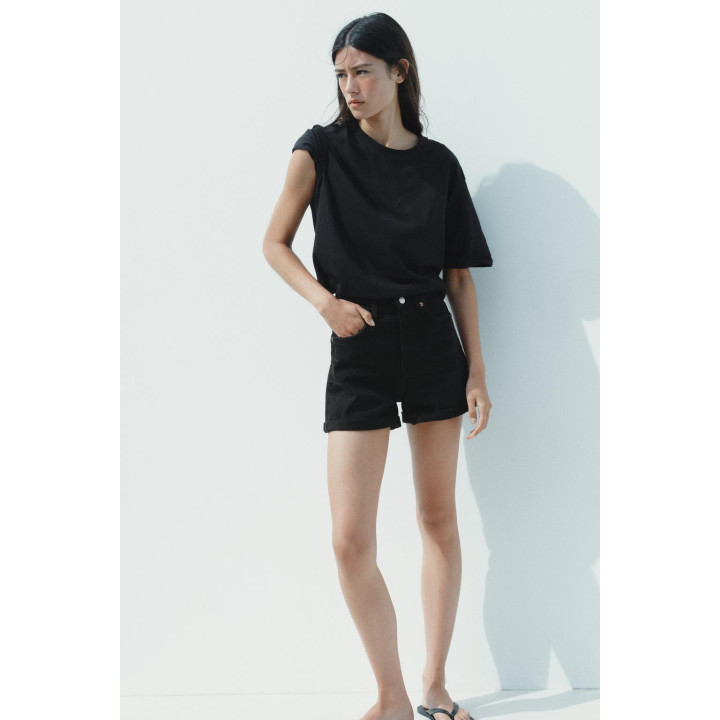 ШОРТЫ TRF MOM FIT С ВЫСОКОЙ ПОСАДКОЙ