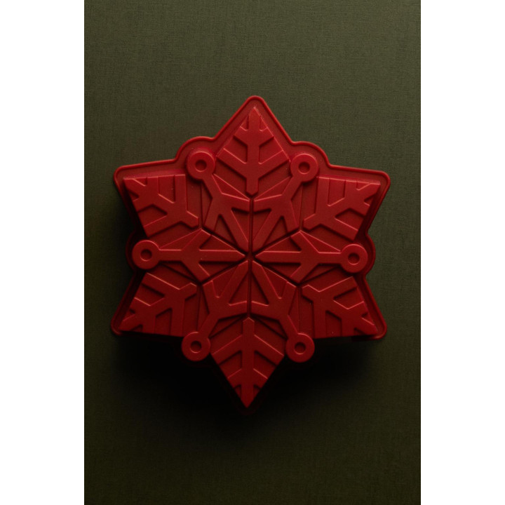 Форма для выпечки рождественская снежинка