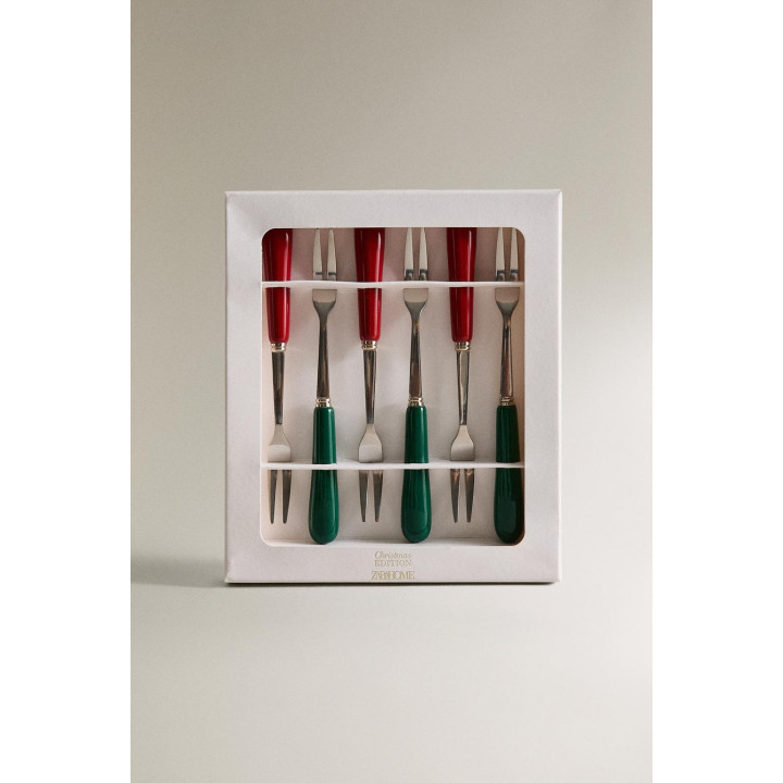 Набор керамических коктейльных палочек для рождества (упаковка из 6 штук)