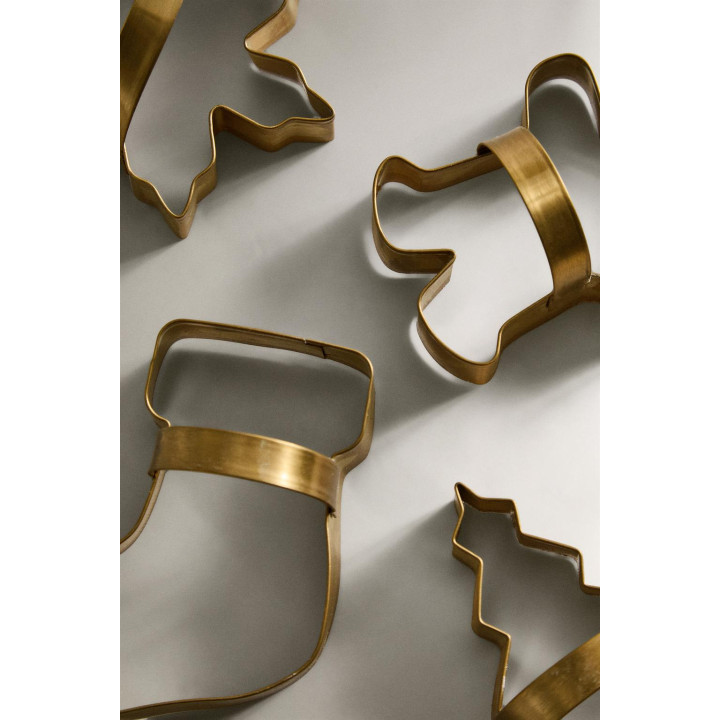 Набор стальных форм для выпечки рождественских украшений (набор из 4 штук)