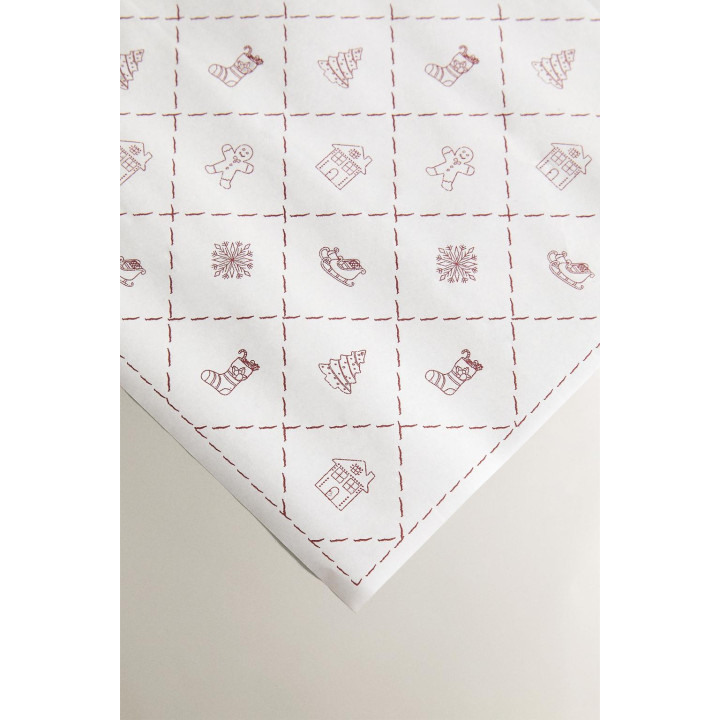 Бумажная фигура для духовки «рождество»