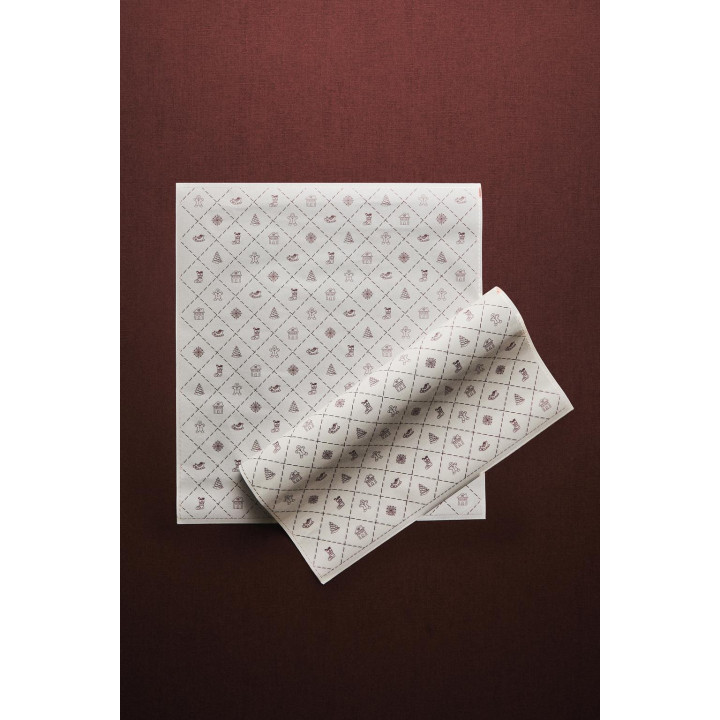 Бумажная фигура для духовки «рождество»