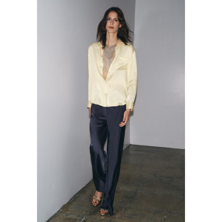 АТЛАСНЫЕ БРЮКИ FLARED ZW COLLECTION