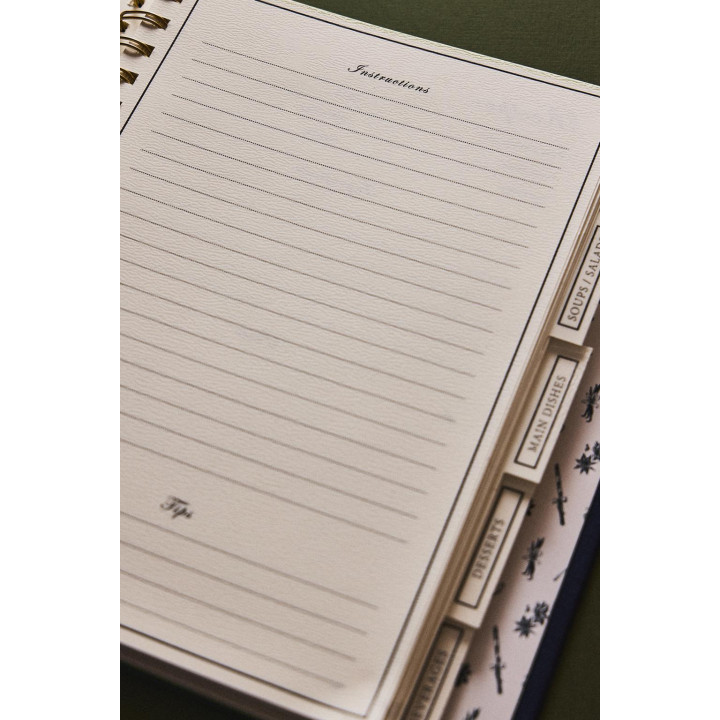 Блокнот с рецептами на рождество