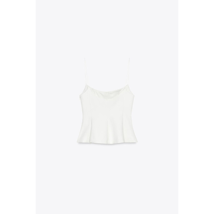 ТОП ИЗ ЭЛАСТИЧНОЙ ТКАНИ С БАСКОЙ