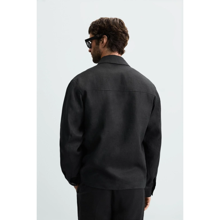 КУРТКА-РУБАШКА ИЗ 100% ЛЬНА