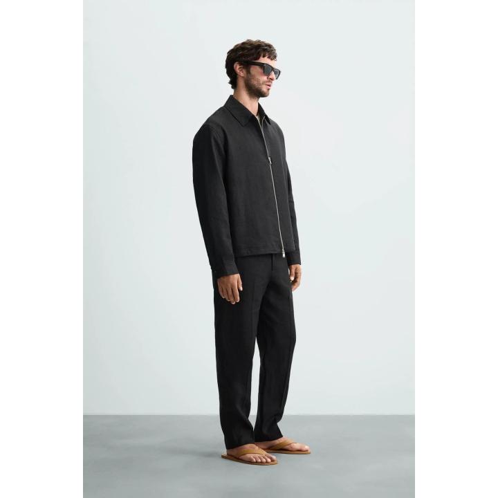 КУРТКА-РУБАШКА ИЗ 100% ЛЬНА