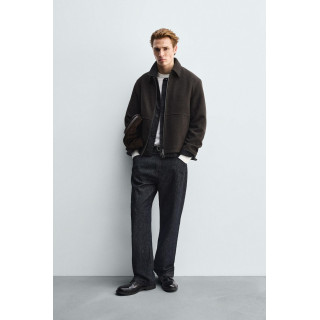 КУРТКА ИЗ РЕЛЬЕФНОЙ ТКАНИ С МОЛНИЕЙ