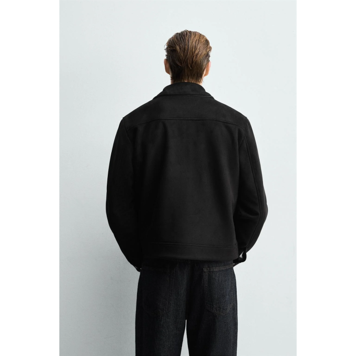 КУРТКА КЛАССИЧЕСКОГО КРОЯ ПОД ЗАМШУ