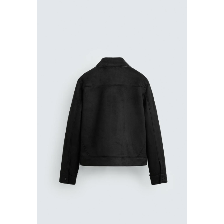 КУРТКА КЛАССИЧЕСКОГО КРОЯ ПОД ЗАМШУ