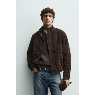 КУРТКА ИЗ КОЖИ СПИЛКА