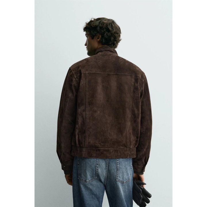 КУРТКА ИЗ КОЖИ СПИЛКА