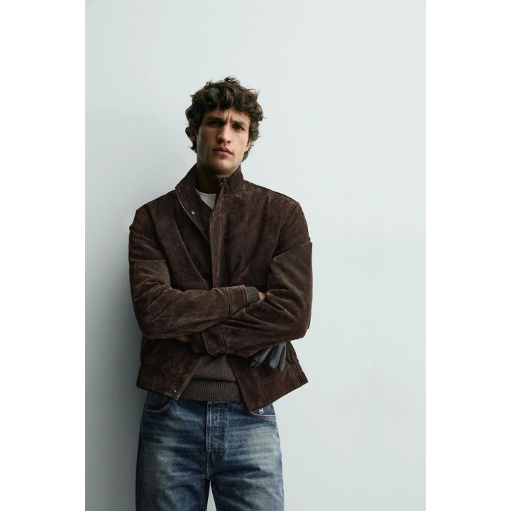 КУРТКА ИЗ КОЖИ СПИЛКА