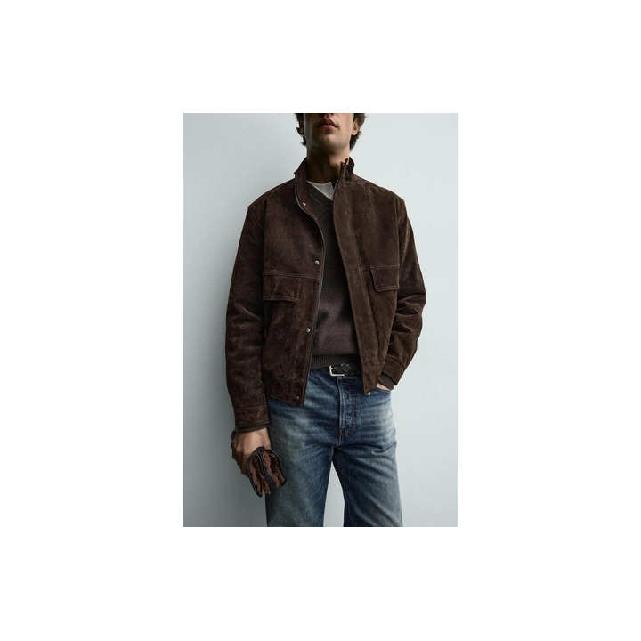 КУРТКА ИЗ КОЖИ СПИЛКА