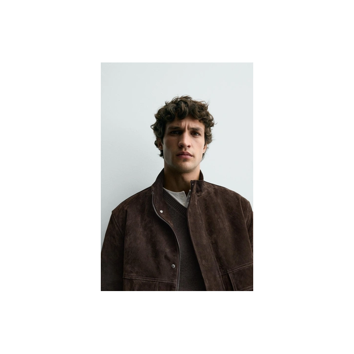 КУРТКА ИЗ КОЖИ СПИЛКА