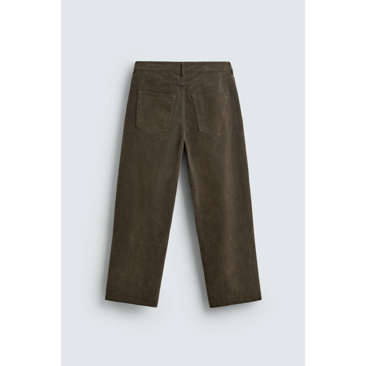 ВЕЛЮРОВЫЕ БРЮКИ СВОБОДНОГО КРОЯ