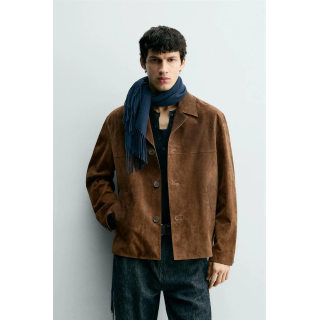 КУРТКА-РУБАШКА ИЗ ЗАМШИ