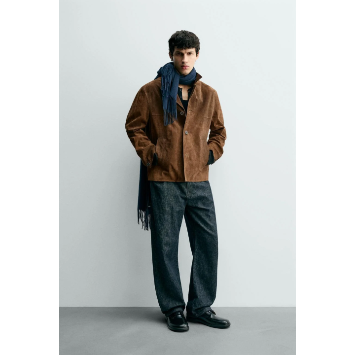 КУРТКА-РУБАШКА ИЗ ЗАМШИ