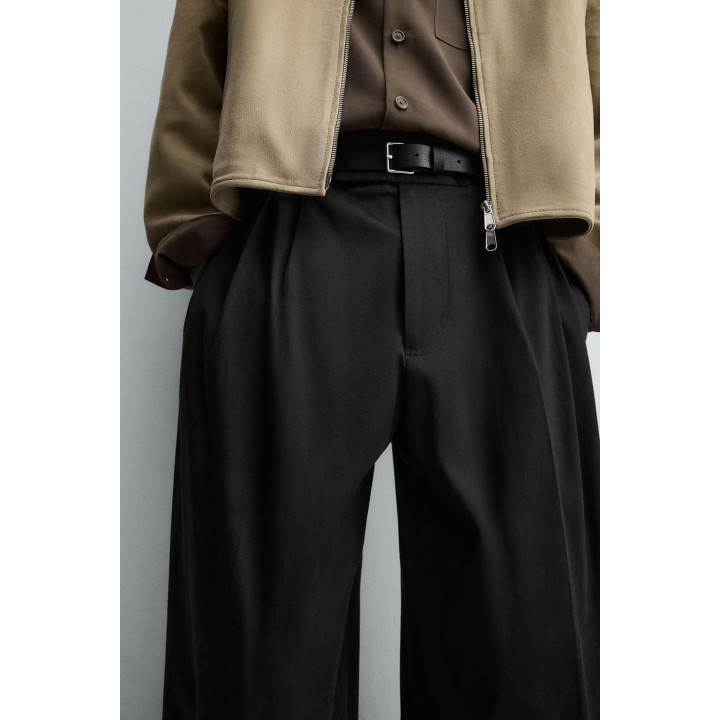 БРЮКИ RELAXED FIT СО СКЛАДКАМИ