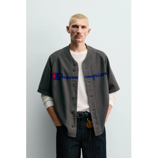 РУБАШКА BASEBALL С ПРИНТОМ CHAMPION ® X ZARA