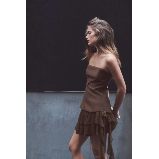 ТОП БЕЗ БРЕТЕЛЕЙ С БАНТОМ