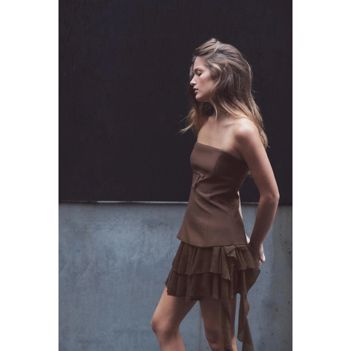 ТОП БЕЗ БРЕТЕЛЕЙ С БАНТОМ