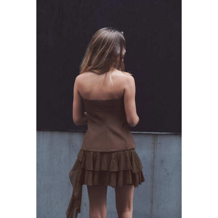 ТОП БЕЗ БРЕТЕЛЕЙ С БАНТОМ