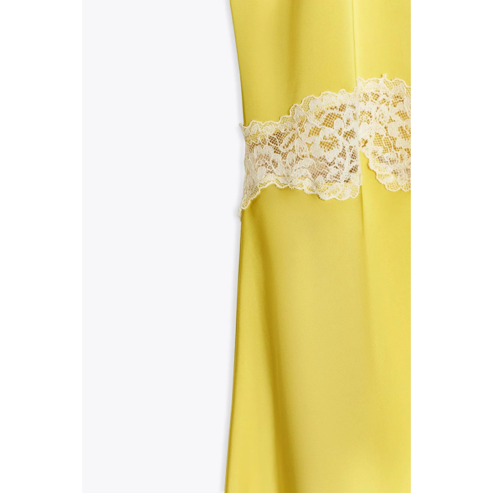 ПЛАТЬЕ-КОМБИНАЦИЯ МИДИ С КРУЖЕВОМ