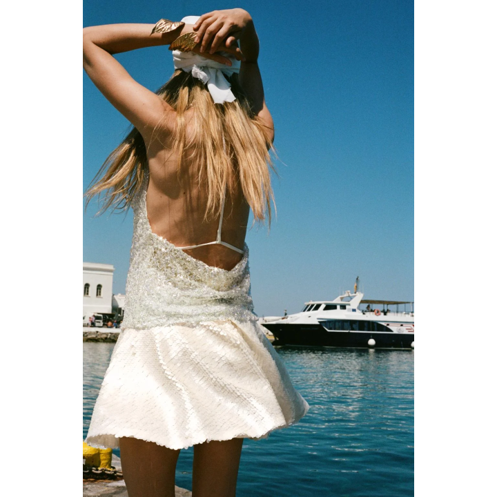 МИНИ-ЮБКА-ШОРТЫ С ПАЙЕТКАМИ