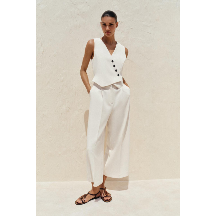 ШИРОКИЙ КОМБИНЕЗОН-ЖИЛЕТ