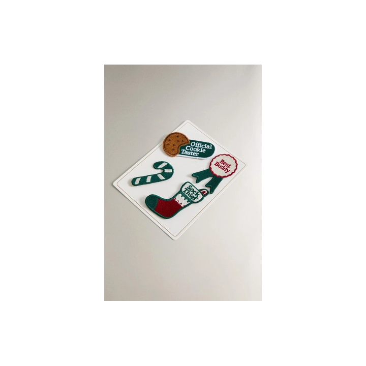 THERMO-ADHESIVE CHRISTMAS PATCHES (PACK OF 4)