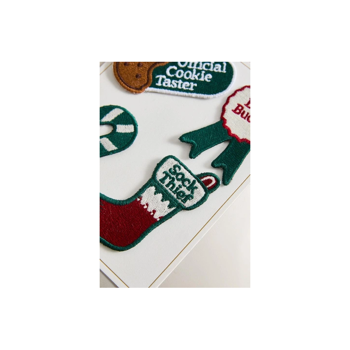 THERMO-ADHESIVE CHRISTMAS PATCHES (PACK OF 4)