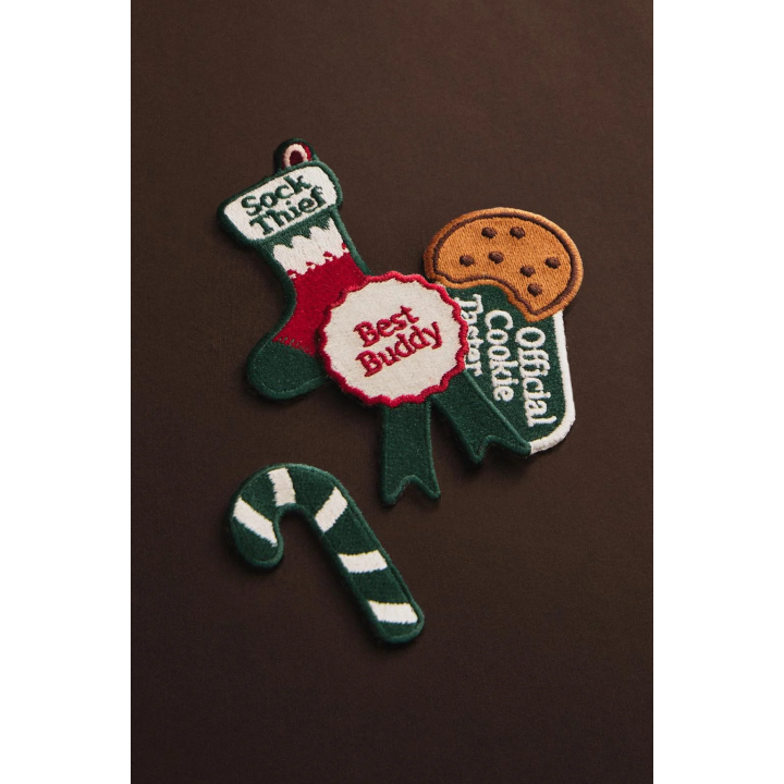 THERMO-ADHESIVE CHRISTMAS PATCHES (PACK OF 4)