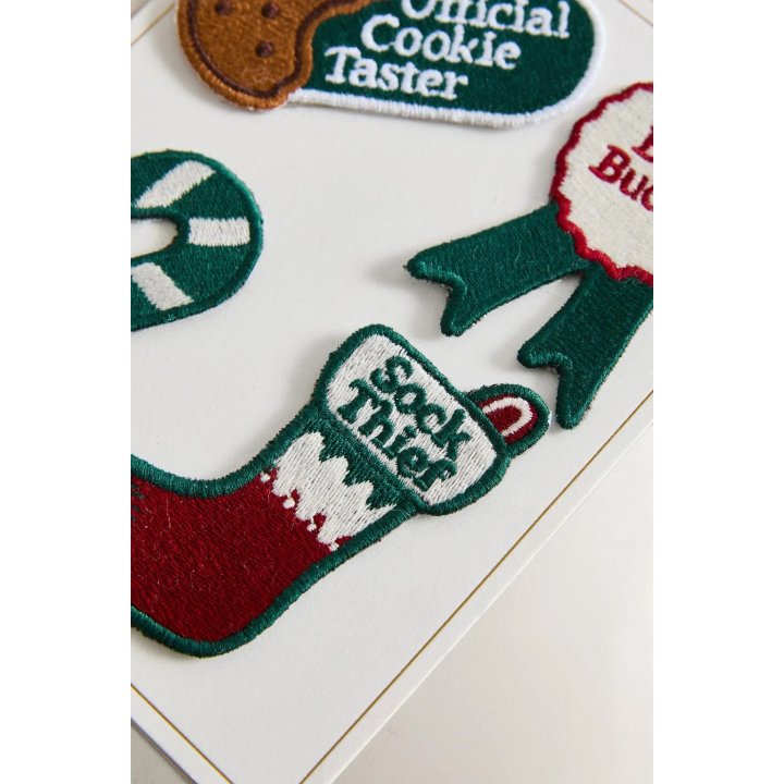 THERMO-ADHESIVE CHRISTMAS PATCHES (PACK OF 4)