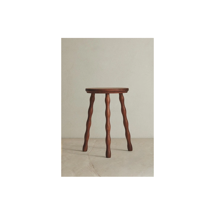 ELM WOOD STOOL