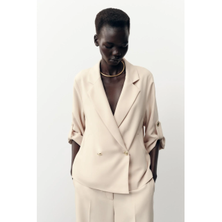 ДВУБОРТНЫЙ БЛЕЙЗЕР С РУКАВАМИ С ПАТАМИ