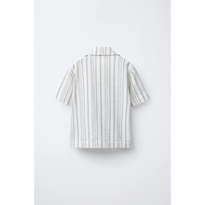 РУБАШКА БОУЛИНГ В РУСТИКАЛЬНОМ СТИЛЕ В ПОЛОСКУ