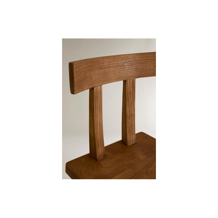 WOODEN CHAIR WITH BACK