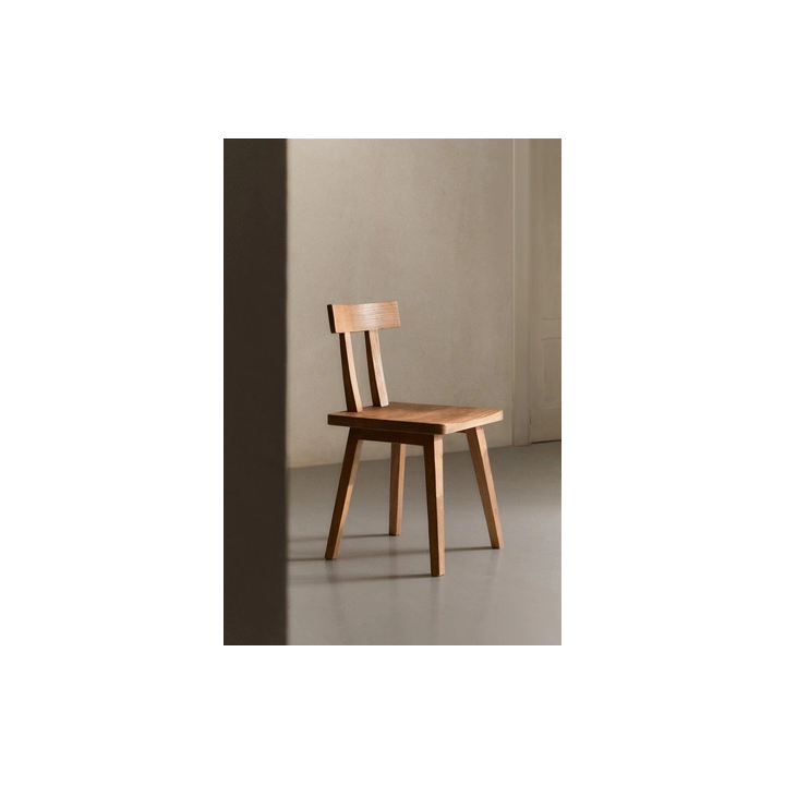 WOODEN CHAIR WITH BACK