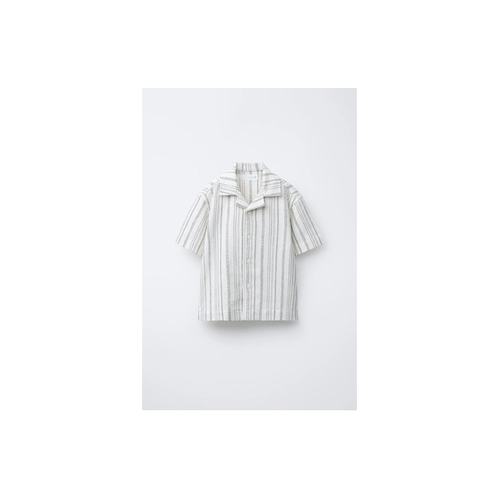 РУБАШКА БОУЛИНГ В РУСТИКАЛЬНОМ СТИЛЕ В ПОЛОСКУ