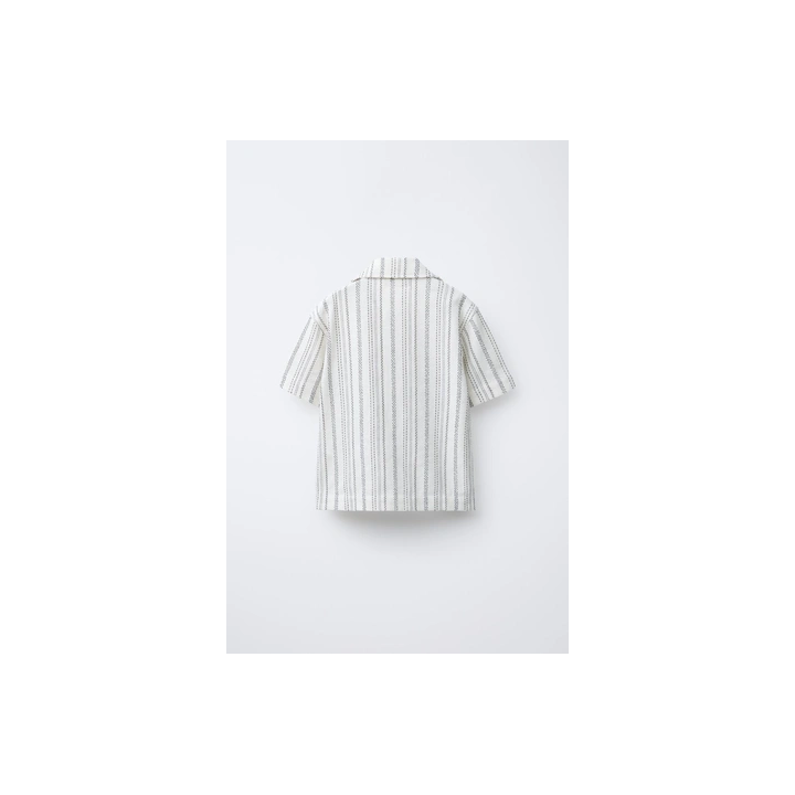 РУБАШКА БОУЛИНГ В РУСТИКАЛЬНОМ СТИЛЕ В ПОЛОСКУ