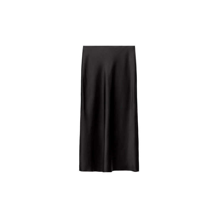 АТЛАСНАЯ ЮБКА МИДИ