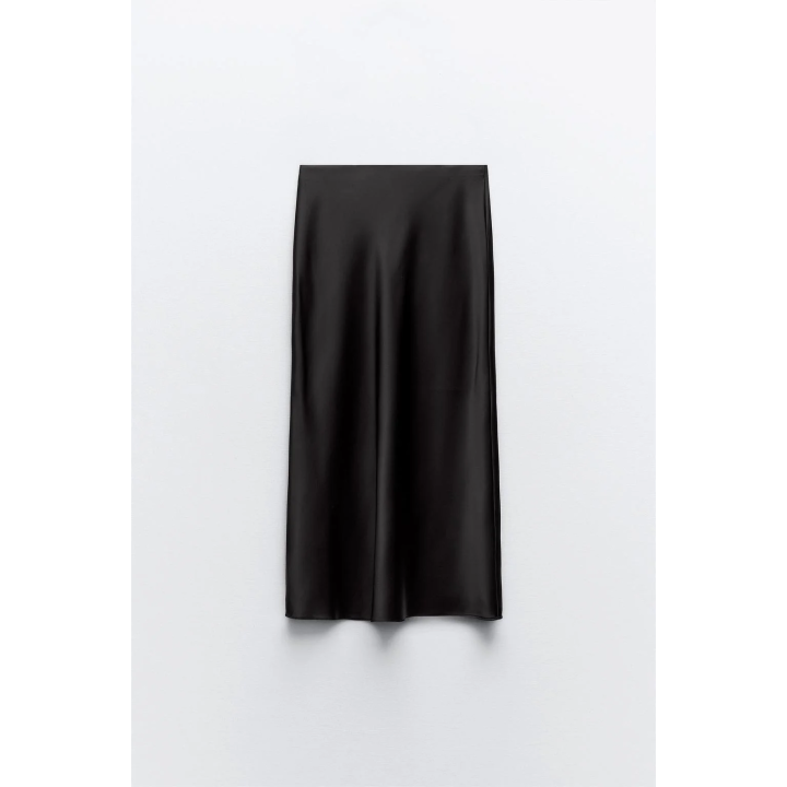 АТЛАСНАЯ ЮБКА МИДИ