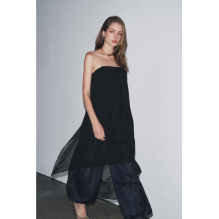 УДЛИНЕННЫЙ ТОП БЕЗ БРЕТЕЛЕЙ — ZW COLLECTION