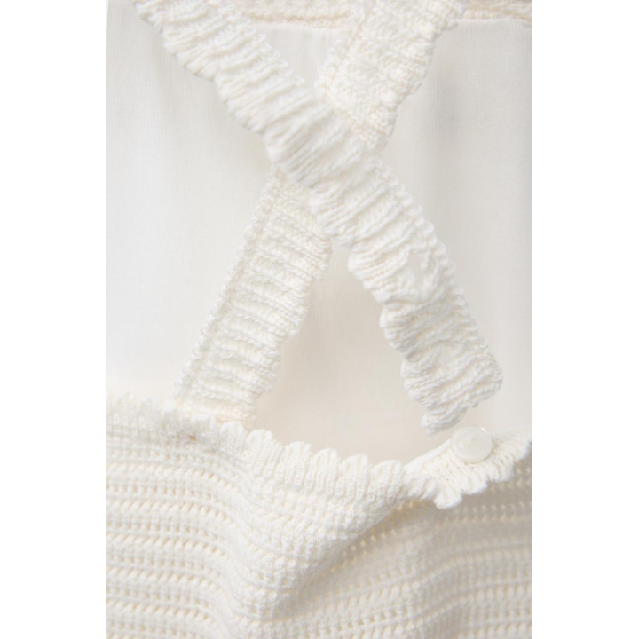 Купальник с цветочным аппликей на 3-6 лет